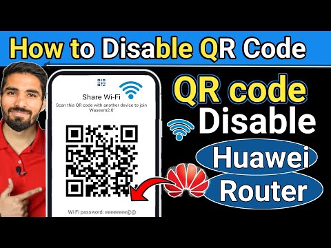 How To Disable QR Code | How To Hide WiFi QR Code | Block QR Code Huawei Router