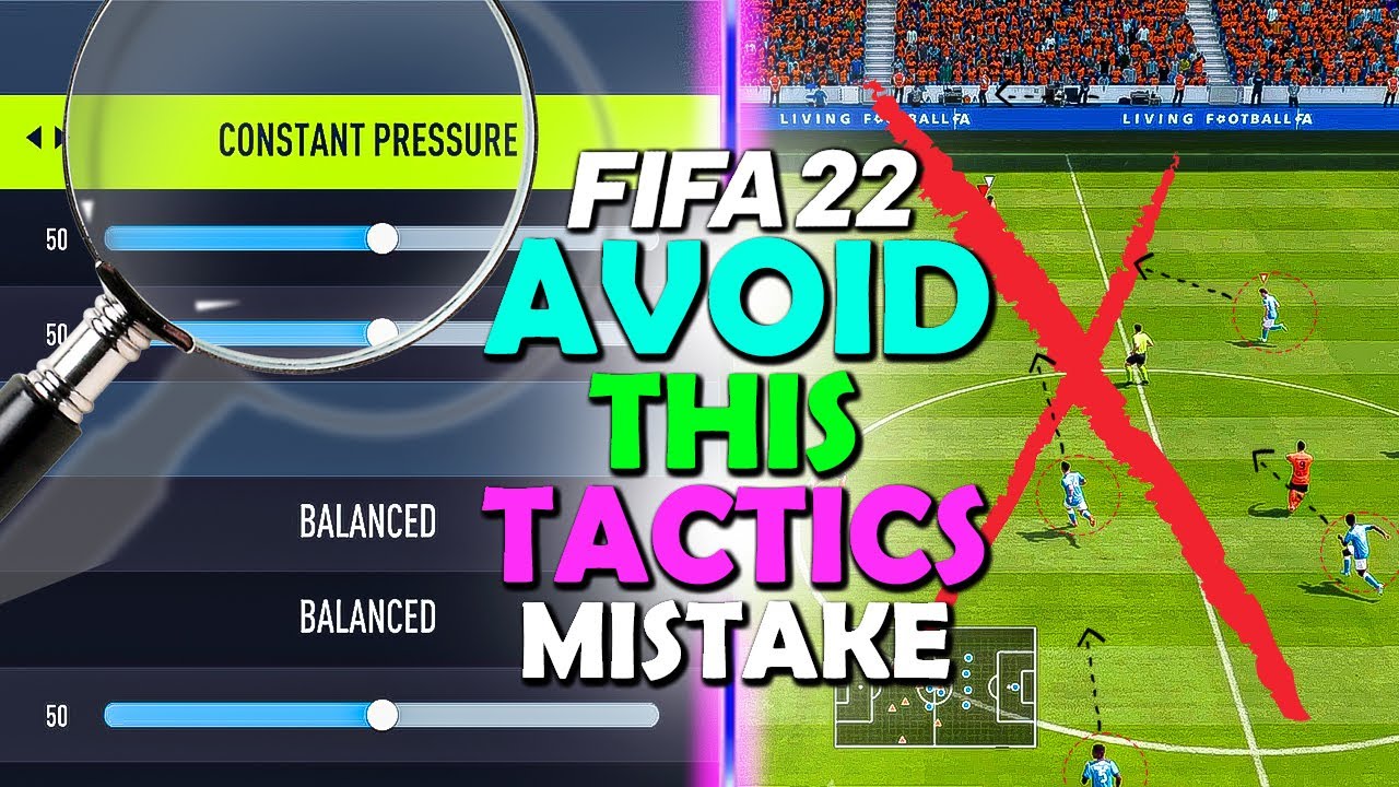 This CUSTOM TACTICS MISTAKE is making you LOSE in FIFA 22!