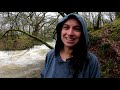 HEAVY RAIN & THE SMELL OF WILD GARLIC | Wild Dipping | Lake District