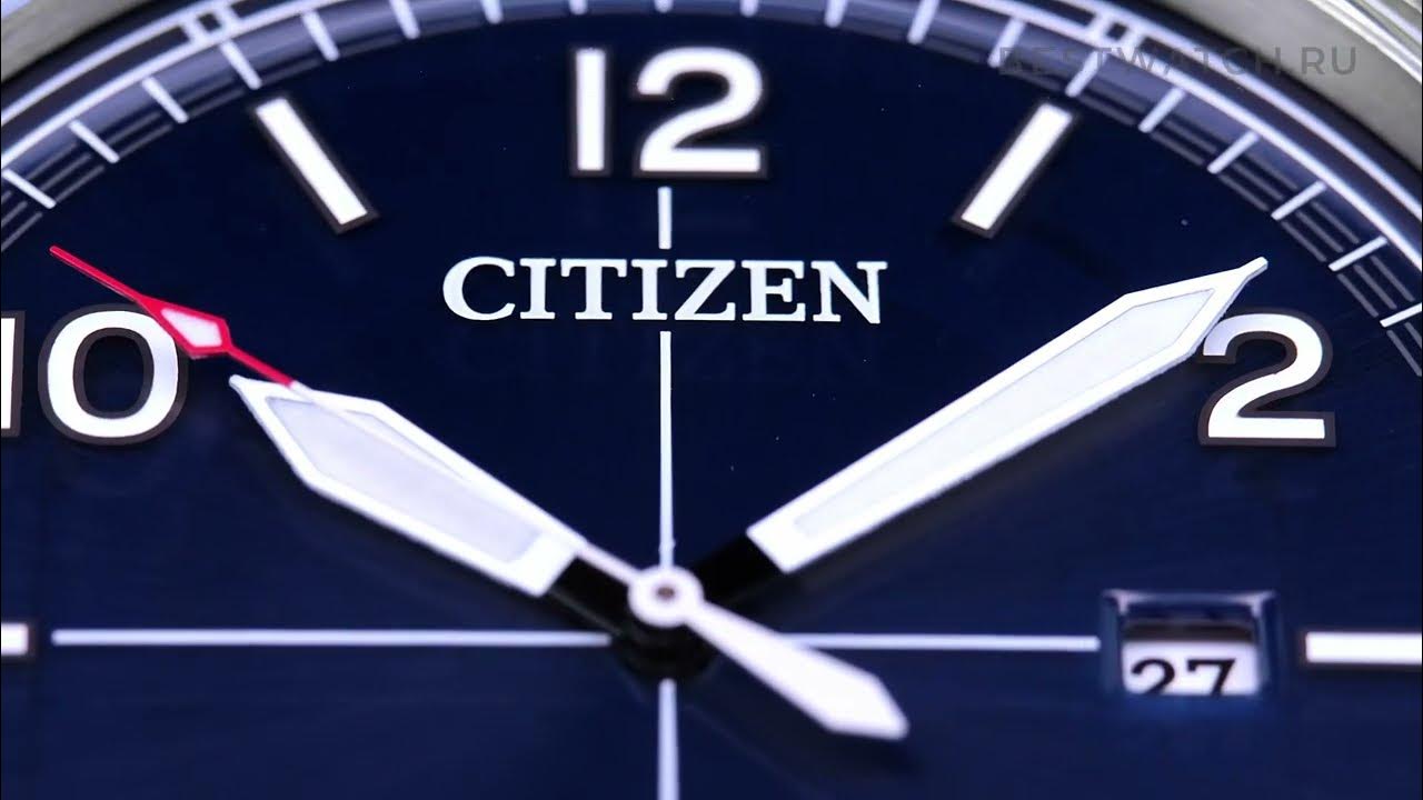 Японские часы Citizen Super Titanium BM7570 - YouTube