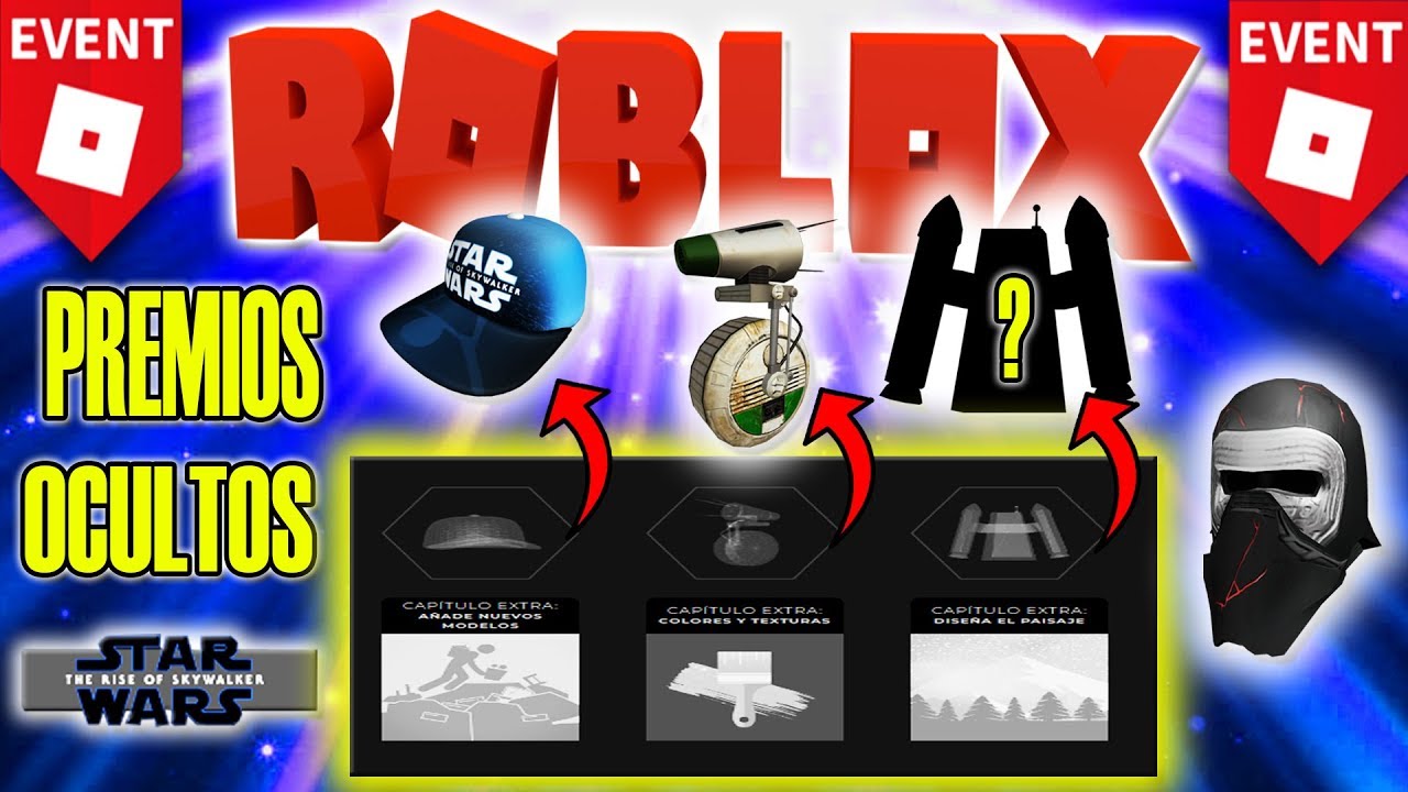 Como Se Consiguen Los Premios Ocultos Evento Star Wars Roblox Creator Challange 2019 - roblox creators