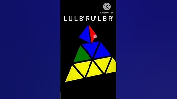 How to make Checkerboard Pattern on Pyraminx #shorts #cubing
