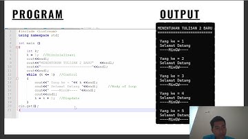 Program C++ WHILE - Tugas Besar Algoritma dan Pemrograman