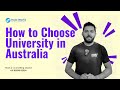 How to choose universities in australia  australian universities levels 2024  malayalam