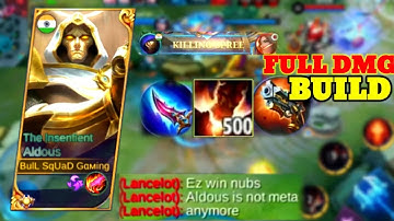 (HYPER ALDOUS) MUST TRY THIS ONE SHOT BUILD 2022 @ALJUICETV @MemphyML