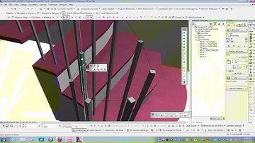 Archicad 17 - Building a complex stair railing