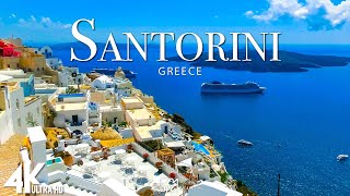 Santorini 4K - успокаивающая музыка с потрясающей красивой природой для снятия стресса