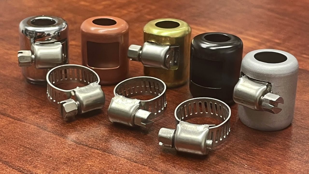 3/8″ Brass Hose Clamps (Set of 6) - NAMZ Custom Cycle Products