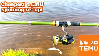 CHEAPEST spinning rod & reel on TEMU! (It works, kind of?)
