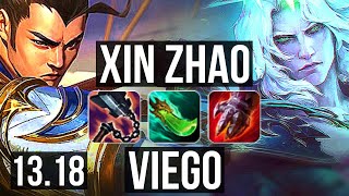 XIN ZHAO vs VIEGO (JNG) | 67% winrate, Rank 8 Xin, 4/2/10 | EUW Challenger | 13.18