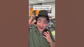 That one kid who is a discord mod #school #teacherhumor #pov #skit