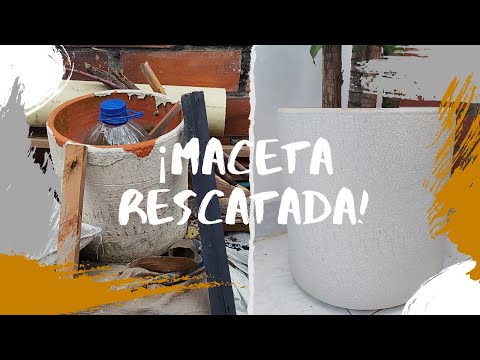 RESTAURACIÓN - Maceta rescatada de los escombros  @viviantcast