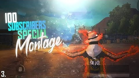 100 SUBSCRIBER SPECIAL PUBG MOBILE MONTAGE ❤️