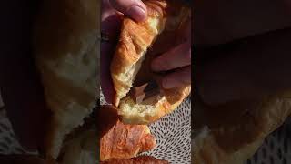 Croissant s’mores over the Wizard Fire Pit 🔥🥐