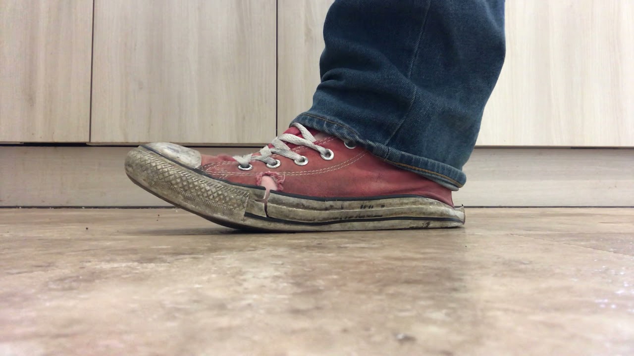 Old red Converse
