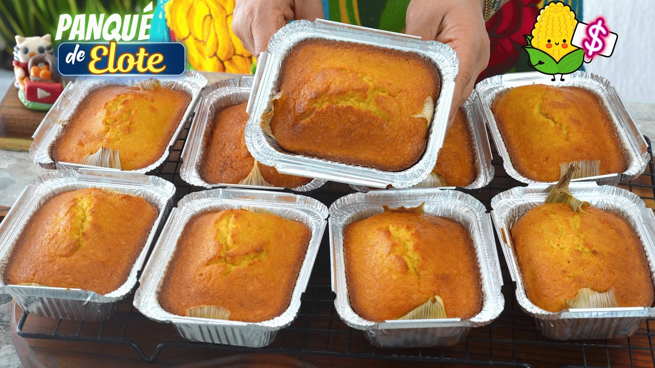 PANQUÉ de ELOTE Fácil y Económico para vender