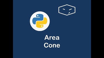 surface area of cone in python 😀