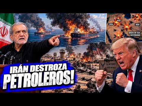 IRAN DESTROYS OIL TANKERS! TRUMP IN SHOCK! HE CAN'T DEFEND HIMSELF.
