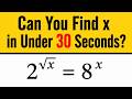 Russia | Can You Find x ? 🤔Math Challenge | Math Olympiad