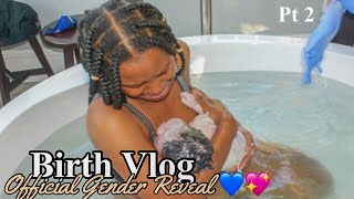Birth Vlog Labor And Delivery 2021 Pt 2 The Official Gender Reveal And Name Reveal Of Baby