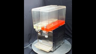 01/06/2023 中古 ドリンクスター ＤＳ－１０Ｗ 二連式 コールドドリンク ディスペンサー 厨房 店舗 業務用