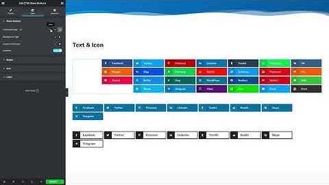 TM Elementor Addons - Share Buttons