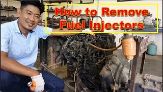 HOW TO REMOVE FUEL INJECTORS OF DIESEL ENGINES