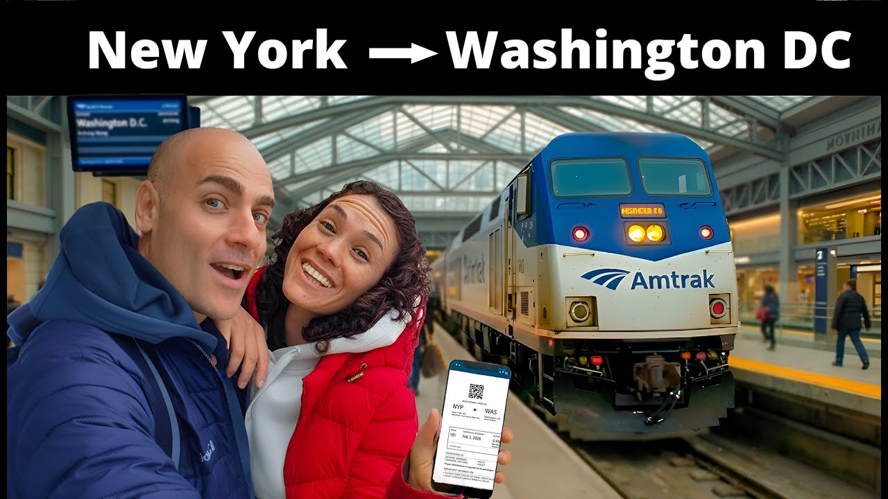 Cómo ir en tren de New York a Washington DC | Guía Amtrak 2026