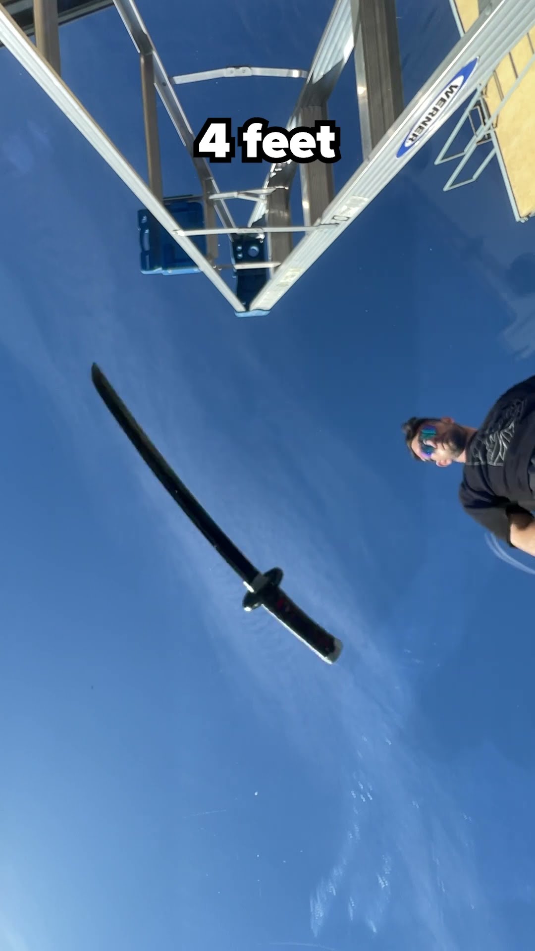 Can this glass door defy the power of gravity