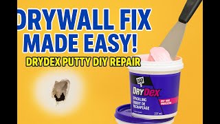 Easy Drywall Repair with DryDex Putty