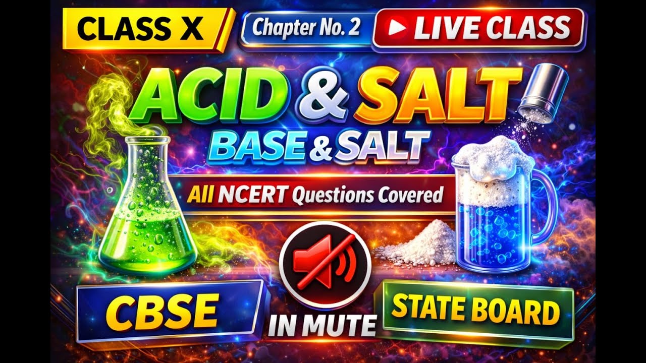 acid, base and salt || science || class x || cbse || state board || revision class