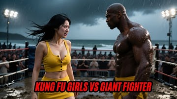 Kungfu girls vs giant fighter