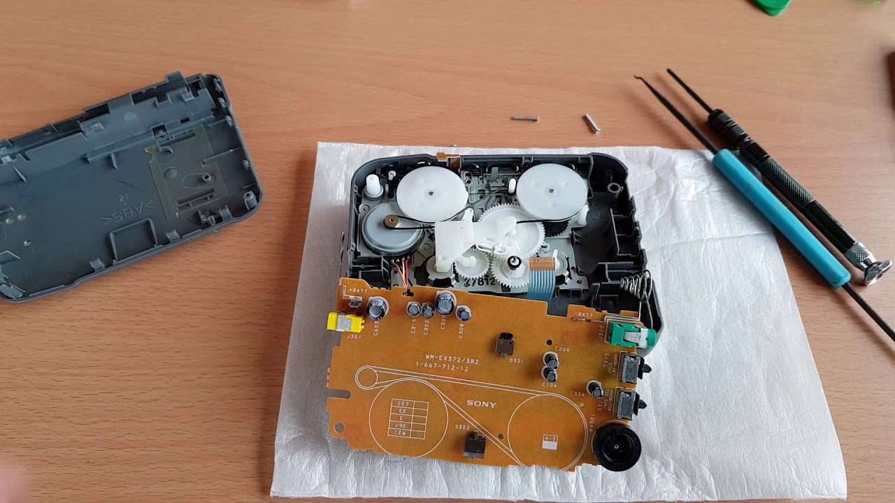Sony WM EX 382 Cassette Walkman Repair YouTube