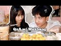MUKBANG W/ QNA | with him ☁️✨ | Kagome plays