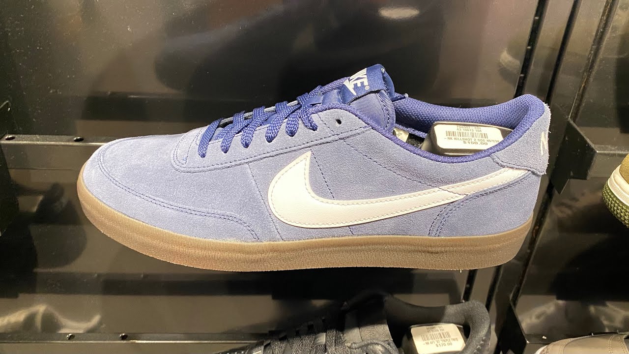 ★Nike Killshot 2 Midnight Navy Gum Dark Brown★ Nike Killshot 2 Suede (Midnight Navy/ Gum Dark Brown/ White