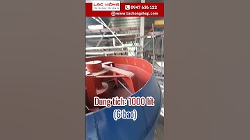 Cập nhật tiến độ hoàn thiện máy Trộn cầu ô tô 6 bao Đông Phong #shorts #lachong