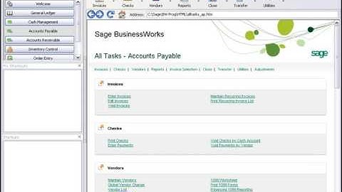 The Fresh Look of Sage BusinessWorks 2010