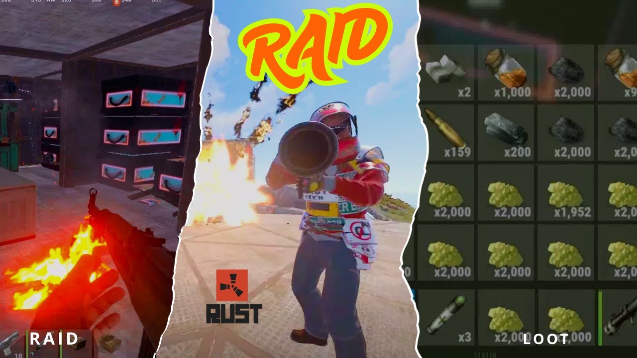 THEIR RAID LOOT un NUEVO WIPE en UN SERVIDOR muy Random - Rust ...
