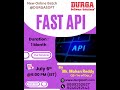 FastAPI Online Training @ DURGASOFT #durgasoftware #durgasoft #fastapi #shorts #durgasoftonine