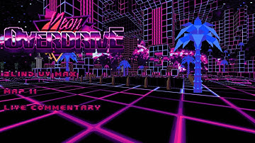 Doom 2: Neon Overdrive - Map 11: Amethyst Waves (UV Max w/ live commentary)