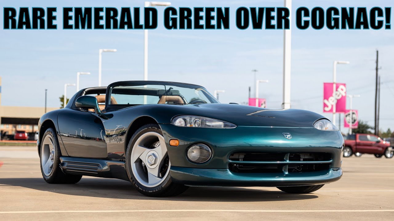 1995 Dodge Viper RT/10 (1 OWNER! RARE COLOR COMBO!) - YouTube