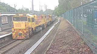 Aurzions 2320/2323 passing through Chelmer on 9861 loaded coal via CBD 15/1/24