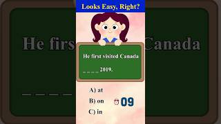 90% Get This English Preposition Question Wrong | Can You Answer This Correctly! #shorts