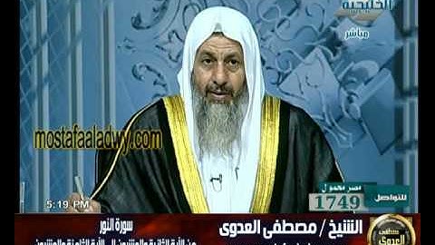 سورة النور من الاية 22 الى الاية 28 للشيخ مصطفى العدوي