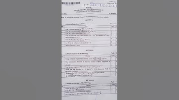 AKTU PAPER || Btech 1st Year 2023-2024 || betch 1st year Maths paper 1 st semester