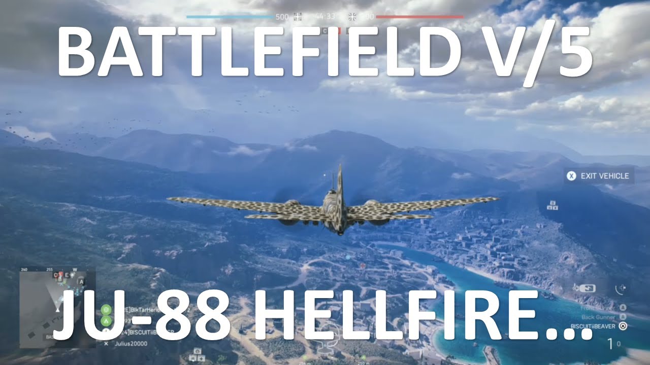 E22 - Battlefield V/5 - Raining hellfire from above with the infamous JU-88, BOOM...