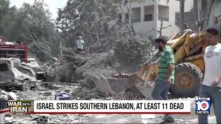 Israeli strikes kill 11 in Lebanon