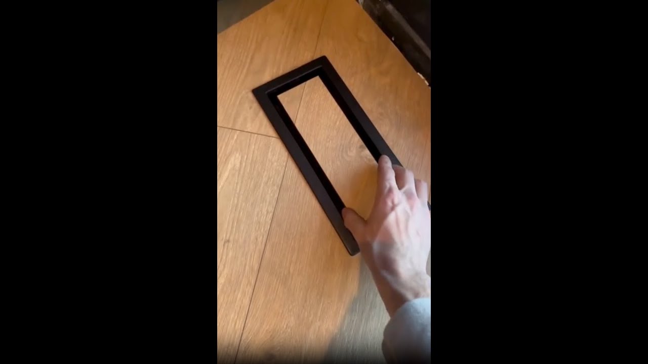 Framed Floor Vent - Satisfying Install