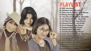 Inka Christie, Nike Ardilla, Poppy Mercury  Lady Rocker Indonesia 90an || Lagu Nostalgia Terbaik