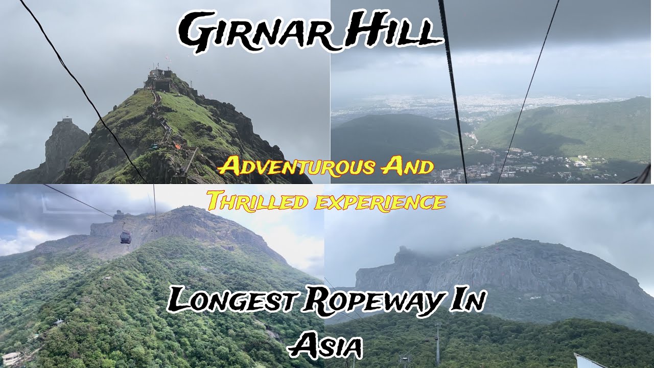 GIRNAR ROPEWAY EXPERIENCE | LONGEST ROPEWAY IN ASIA | GIRNAR TRIP PART ...
